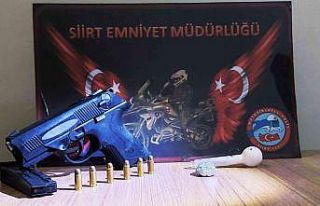 Siirt’te bir şahsın üst aramasında ruhsatsız...