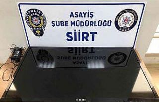 Siirt’te evden altın ve televizyon çalan hırsız...