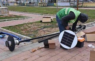 Siirt’te parklar güneş enerjisiyle aydınlanacak