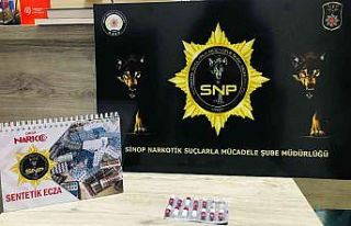 Sinop’ta sentetik ecza hap kullanan kişi yakalandı
