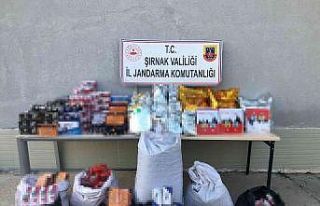 Şırnak’ta 10 bin paket kaçak sigara ele geçirildi:...