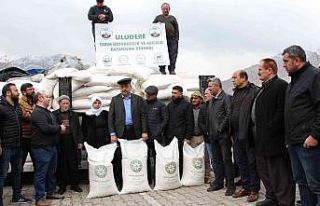 Şırnak’ta arıcılara yemlik şeker dağıtıldı