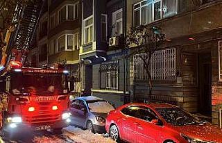 Şişli’de korkutan yangın