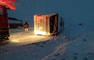 Sivas’ta otobüs kazası 40 yaralı