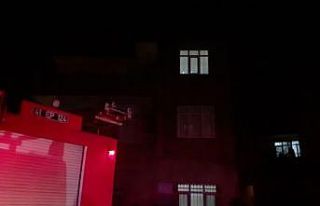 Soba külü yangın çıkardı