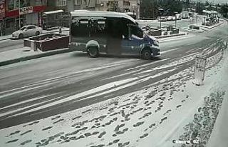 Sürücülerin buzlu yollardaki ecel terleri güvenlik...