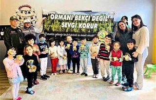Tavşanlı’da minik yüreklere orman sevgisi aşılanıyor