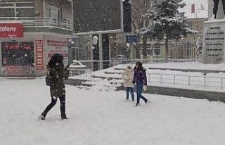 Tekirdağ’ın 3 ilçesinde eğitime kar engeli