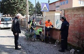 Terme’de okul önleri artık daha güvenli