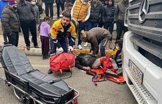 Tırın çarptığı yaşlı adam hayatını kaybetti