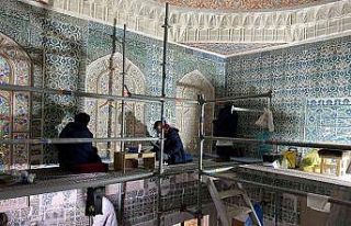 Topkapı Sarayı’nda restorasyonda olan Harem bölümün...