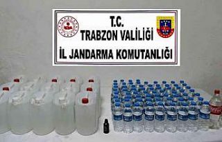 Trabzon’da kaçak alkollü içki üretimine baskın