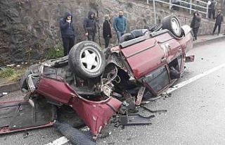 Trabzon’da trafik kazası: 1 ölü