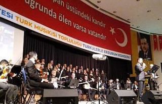 Türkülerle Erzurum Konseri yoğun ilgi gördü