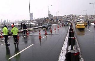 Unkapanı köprüsü yeniden trafiğe açıldı