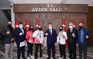 Vali Aksoy, ‘Aydın’ın Demir Yumrukları’ ağırladı