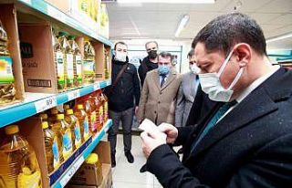 Vali Masatlı’dan marketlere yağ ve fiyat denetimi