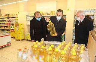 Vali Öksüz’den sıvı yağ denetimi