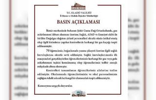 Valilikten açıklama: “Öğrencilerimize herhangi...