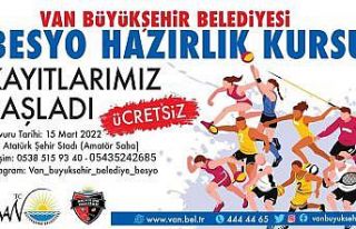 Van Büyükşehir Belediyesinin BESYO kursları başladı
