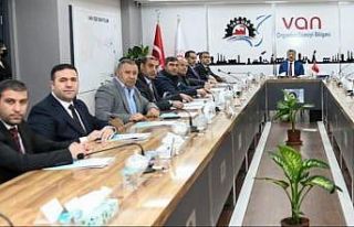 Van OSB’de müteşebbis heyeti toplantısı