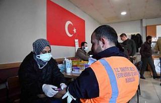 Yakutiye Belediyesi, personellerine sağlık taraması...