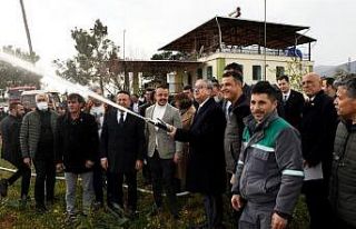 Yangın söndürme su tankerleri orman köylerine...