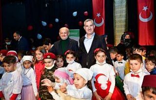 Yeşilyurt Belediyesi erdem okulu öğrencilerinin...