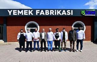 Yeşilyurt Belediyesi yemek fabrikası, nezih ve kaliteli...