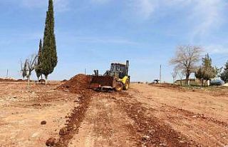 Yukarı Göklü Mahallesinde kent park çalışması