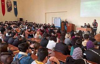 Yüksek okul öğrencilerine "KADES" tanıtıldı