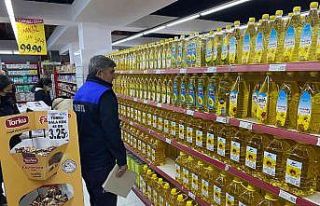 Zabıtadan marketlere yağ denetimi