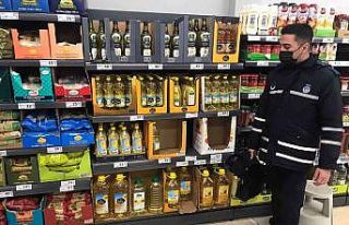 Zabıta’dan stok yağ denetimi