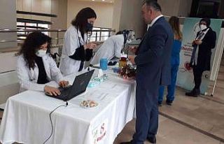 Zonguldak’ta belediye çalışanları sağlık taramasından...