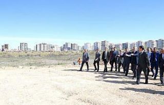 2023’te tamamlanacak 100.yıl parkının yer teslimi...