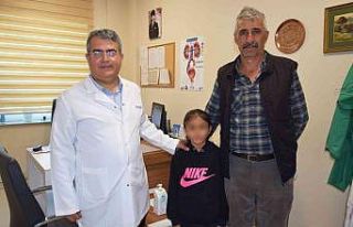 22 mm mesane taşından kurtulan çocuk sağlığına...