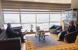 Adalet Komisyonu Başkanı, Rektörü ziyaret etti