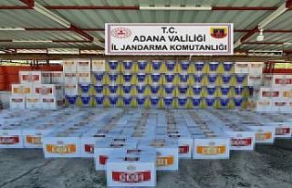 Adana’da 2 milyon 800 bin makaron ele geçirildi