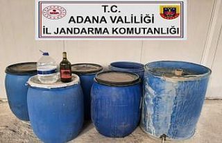 Adana’da sahte içki üretilen eve operasyon