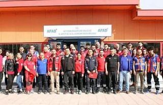 Afyonkarahisar’da KBRN eğitimi ve tatbikatı