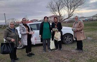 "AK kadınlar" evlerinde hazırladıkları...