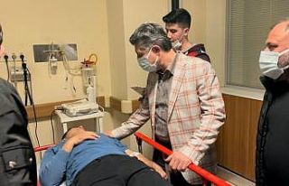 AK Parti’li Özkan ve Başkan Tulup’tan kazada...