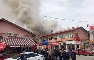 Akçadağ’da korkutan yangın