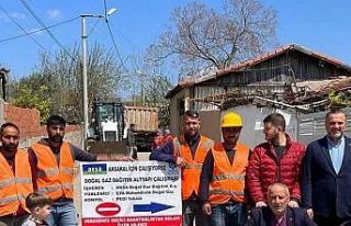 Aksakal Mahallesi doğalgazına kavuşuyor