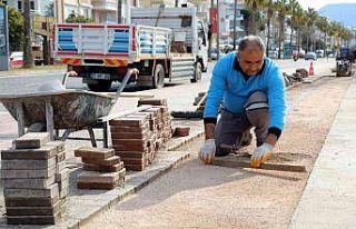 Alanya Bisiklet Yolu’nda son rötuşlar yapılıyor