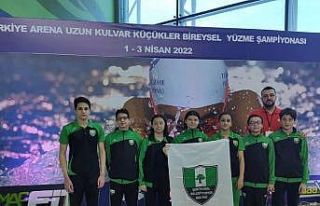 Alleben yüzme havuzunda yeni şampiyonlar yetişiyor