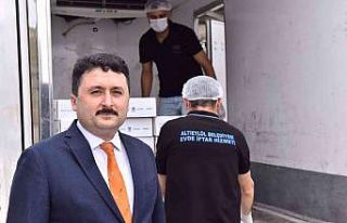 Altıeylül’de evde iftar hizmeti veriliyor