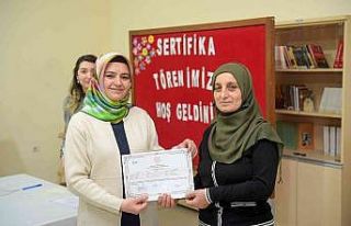 Altındağlı kadınlar sertifikalarına kavuştu
