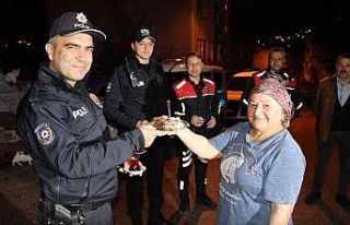 Amasya’da kavga ihbarına gelen polislere sürpriz...