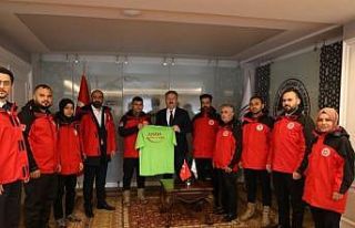 ANDA Arama Kurtarma Ekibi’nden Başkan Palancıoğlu’na...